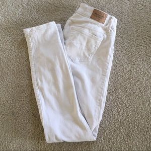 White Abercrombie and Fitch Jeans